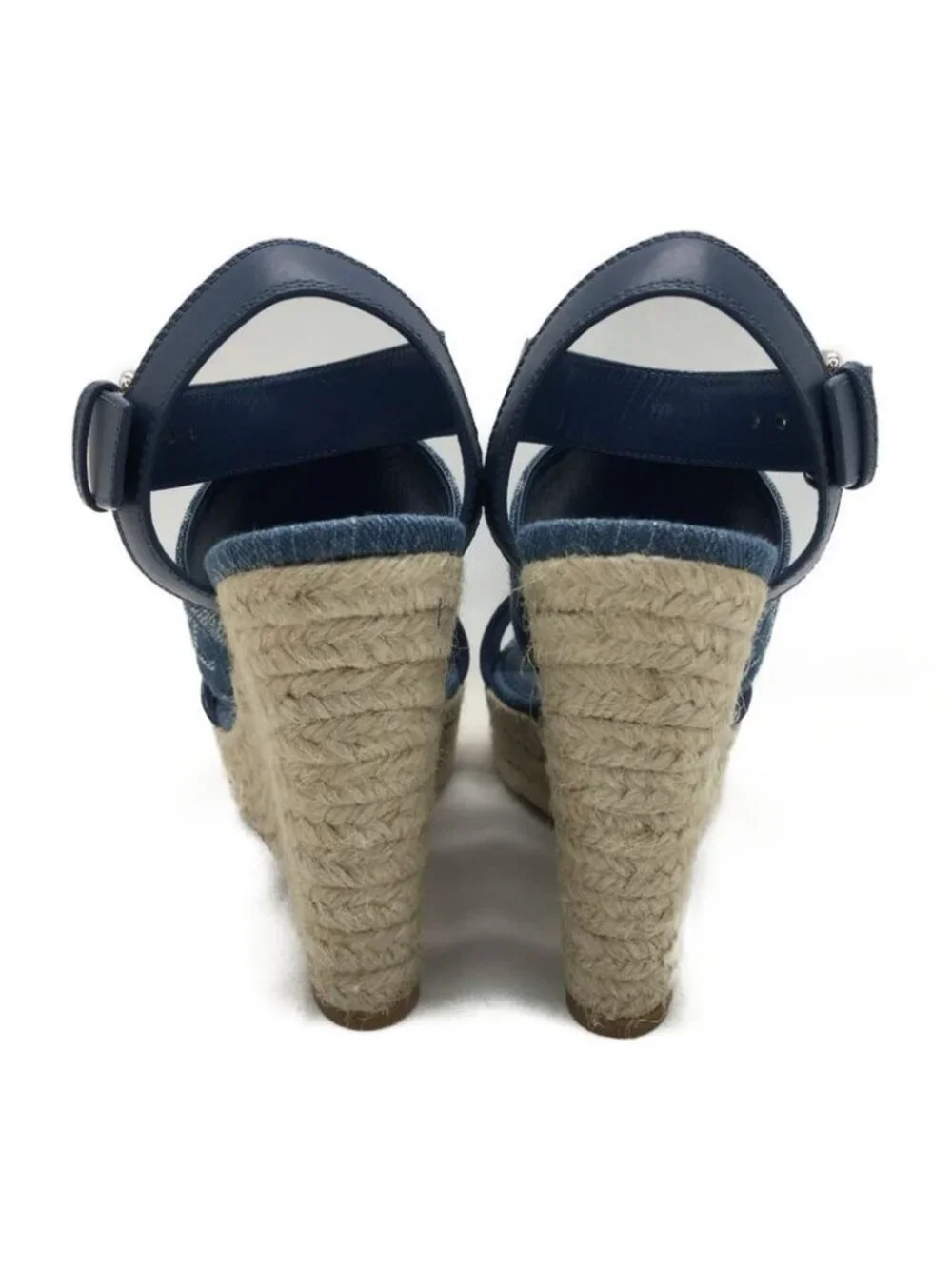 Louis Vuitton Sandals Wedge Sole Starboard Line Sky Blue
